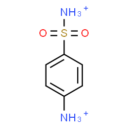 ChemSpider 2D Image | [(4-Ammoniophenyl)sulfonyl]ammonium | C6H10N2O2S