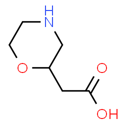 ChemSpider 2D Image | 2-Morpholinylacetic acid | C6H11NO3
