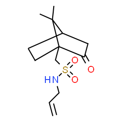ChemSpider 2D Image | N-Allyl-1-(7,7-dimethyl-2-oxobicyclo[2.2.1]hept-1-yl)methanesulfonamide | C13H21NO3S