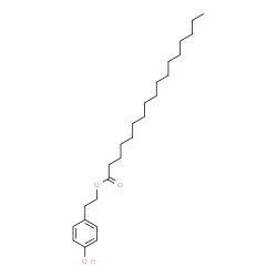 ChemSpider 2D Image | 2-(4-Hydroxyphenyl)ethyl heptadecanoate | C25H42O3