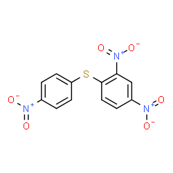 ChemSpider 2D Image | 2,4-Dinitro-1-[(4-nitrophenyl)sulfanyl]benzene | C12H7N3O6S