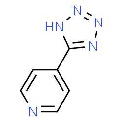 ChemSpider 2D Image | 5-(4-pyridyl)tetrazole | C6H5N5