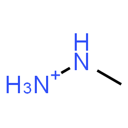 ChemSpider 2D Image | Methylhydrazinium | CH7N2
