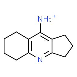 ChemSpider 2D Image | 2,3,5,6,7,8-Hexahydro-1H-cyclopenta[b]quinolin-9-aminium | C12H17N2