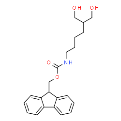 ChemSpider 2D Image | 9H-Fluoren-9-ylmethyl [6-hydroxy-5-(hydroxymethyl)hexyl]carbamate | C22H27NO4