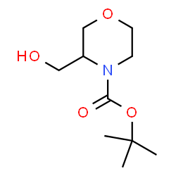 ChemSpider 2D Image | 3-Hydroxymethyl-4-Bocmorpholine | C10H19NO4