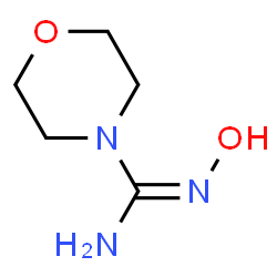 ChemSpider 2D Image | N-Hydroxy-4-morpholinecarboximidamide | C5H11N3O2