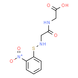 ChemSpider 2D Image | N-[(2-Nitrophenyl)sulfanyl]glycylglycine | C10H11N3O5S