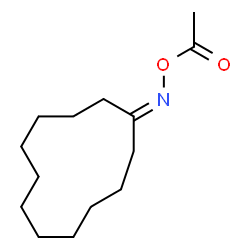 ChemSpider 2D Image | 1-[(Cyclododecylideneamino)oxy]ethanone | C14H25NO2