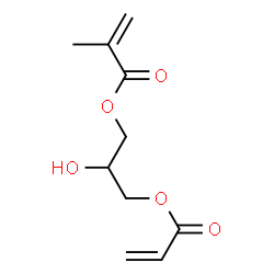 ChemSpider 2D Image | 3-Acryloyloxy-2-hydroxypropyl methacrylate | C10H14O5