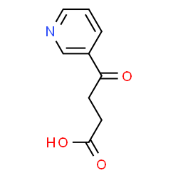 ChemSpider 2D Image | 4-Oxo-4-(3-pyridyl)butyric acid | C9H9NO3