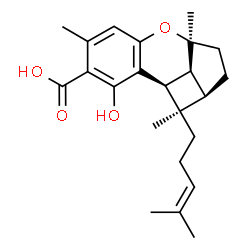 ChemSpider 2D Image | rhododaurichromanic acid B | C23H30O4