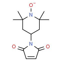 ChemSpider 2D Image | 4-(2,5-Dioxo-2,5-dihydro-1H-pyrrol-1-yl)-2,2,6,6-tetramethyl-1-piperidinolate | C13H19N2O3