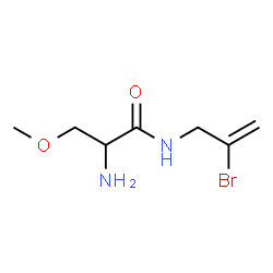 ChemSpider 2D Image | N-(2-Bromo-2-propen-1-yl)-O-methylserinamide | C7H13BrN2O2