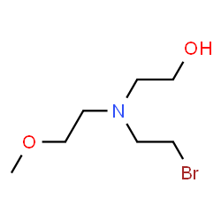 ChemSpider 2D Image | 2-[(2-Bromoethyl)(2-methoxyethyl)amino]ethanol | C7H16BrNO2