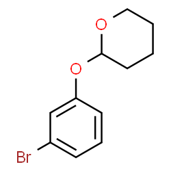 ChemSpider 2D Image | 2-(3-Bromophenoxy)tetrahydro-2H-pyran | C11H13BrO2