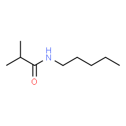 ChemSpider 2D Image | 2-Methyl-N-pentylpropanamide | C9H19NO