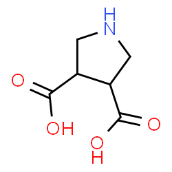 ChemSpider 2D Image | 3,4-Pyrrolidinedicarboxylic acid | C6H9NO4