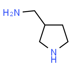 ChemSpider 2D Image | 3-(Aminomethyl)pyrrolidine | C5H12N2