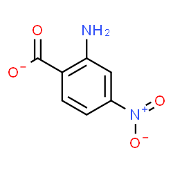 ChemSpider 2D Image | 2-Amino-4-nitrobenzoate | C7H5N2O4
