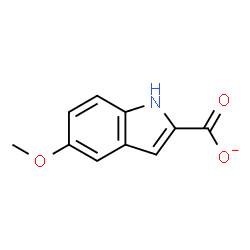 ChemSpider 2D Image | 5-Methoxy-1H-indole-2-carboxylate | C10H8NO3