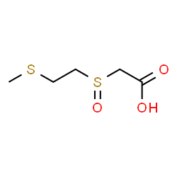 ChemSpider 2D Image | {[2-(Methylsulfanyl)ethyl]sulfinyl}acetic acid | C5H10O3S2