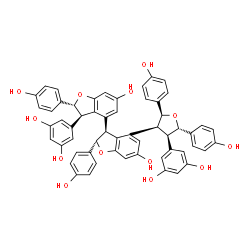 ChemSpider 2D Image | Kobophenol A | C56H44O13