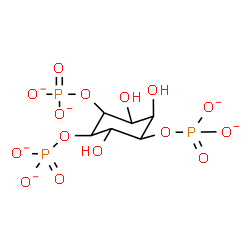 ChemSpider 2D Image | 3,5,6-Trihydroxy-1,2,4-cyclohexanetriyl tris(phosphate) | C6H9O15P3