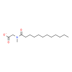 ChemSpider 2D Image | dodecanoylsarcosinate | C15H28NO3