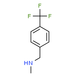 ChemSpider 2D Image | N-methyl-N-[4-(trifluoromethyl)benzyl]amine | C9H10F3N