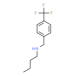 ChemSpider 2D Image | N-[4-(Trifluoromethyl)benzyl]-1-butanamine | C12H16F3N
