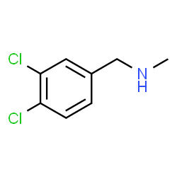 ChemSpider 2D Image | N-Methyl-3,4-dichlorobenzylamine | C8H9Cl2N