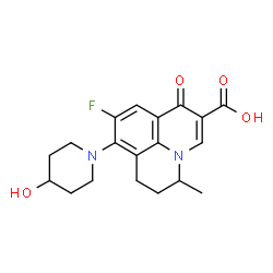 ChemSpider 2D Image | Nadifloxacin | C19H21FN2O4