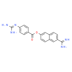 ChemSpider 2D Image | Nafamostat | C19H17N5O2