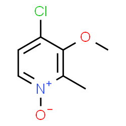 ChemSpider 2D Image | 4-Chloro-3-methoxy-2-methylpyridine 1-oxide | C7H8ClNO2