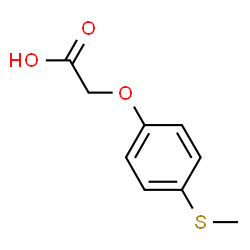 ChemSpider 2D Image | 4-(METHYLSULFANYL)PHENOXYACETIC ACID | C9H10O3S