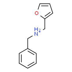 ChemSpider 2D Image | N-Benzyl(2-furyl)methanaminium | C12H14NO
