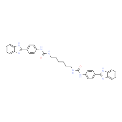 ChemSpider 2D Image | 1,1'-(1,6-Hexanediyl)bis{3-[4-(1H-benzimidazol-2-yl)phenyl]urea} | C34H34N8O2
