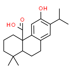ChemSpider 2D Image | 12-Hydroxyabieta-8(14),9(11),12-trien-20-oic acid | C20H28O3