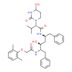 ChemSpider 2D Image | DES(2-OXO-TETRAHYDROPYRIMIDINYL)-2-OXO-4-HYDROXY-TETRAHYDROPYRIMIDINYL LOPINAVIR | C37H48N4O6