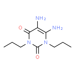ChemSpider 2D Image | 5,6-Diamino-1,3-dipropyluracil | C10H18N4O2