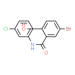 ChemSpider 2D Image | 5-Bromo-N-(3-chlorophenyl)-2-hydroxybenzamide | C13H9BrClNO2