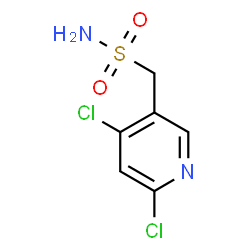 ChemSpider 2D Image | 1-(4,6-Dichloro-3-pyridinyl)methanesulfonamide | C6H6Cl2N2O2S