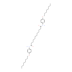 ChemSpider 2D Image | N,N'-Bis[4-(octyloxy)phenyl]dodecanediamide | C40H64N2O4