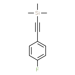 ChemSpider 2D Image | (4-Fluorophenylethynyl)trimethylsilane | C11H13FSi