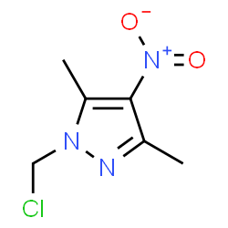 ChemSpider 2D Image | 1-(chloromethyl)-3,5-dimethyl-4-nitropyrazole | C6H8ClN3O2
