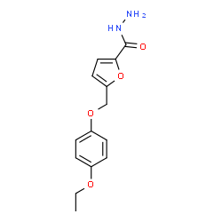ChemSpider 2D Image | 5-[(4-Ethoxyphenoxy)methyl]-2-furohydrazide | C14H16N2O4