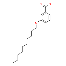 ChemSpider 2D Image | 3-(Decyloxy)benzoic acid | C17H26O3