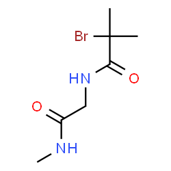 ChemSpider 2D Image | 2-Bromo-2-methyl-N-[2-(methylamino)-2-oxoethyl]propanamide | C7H13BrN2O2