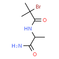 ChemSpider 2D Image | N~2~-(2-Bromo-2-methylpropanoyl)alaninamide | C7H13BrN2O2